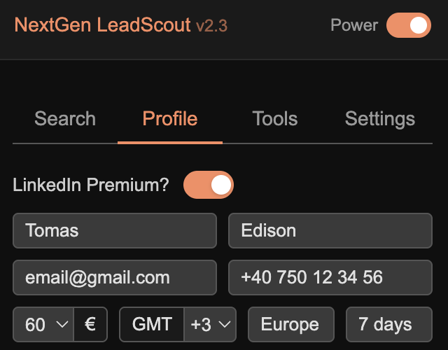LeadScout screenshot 2